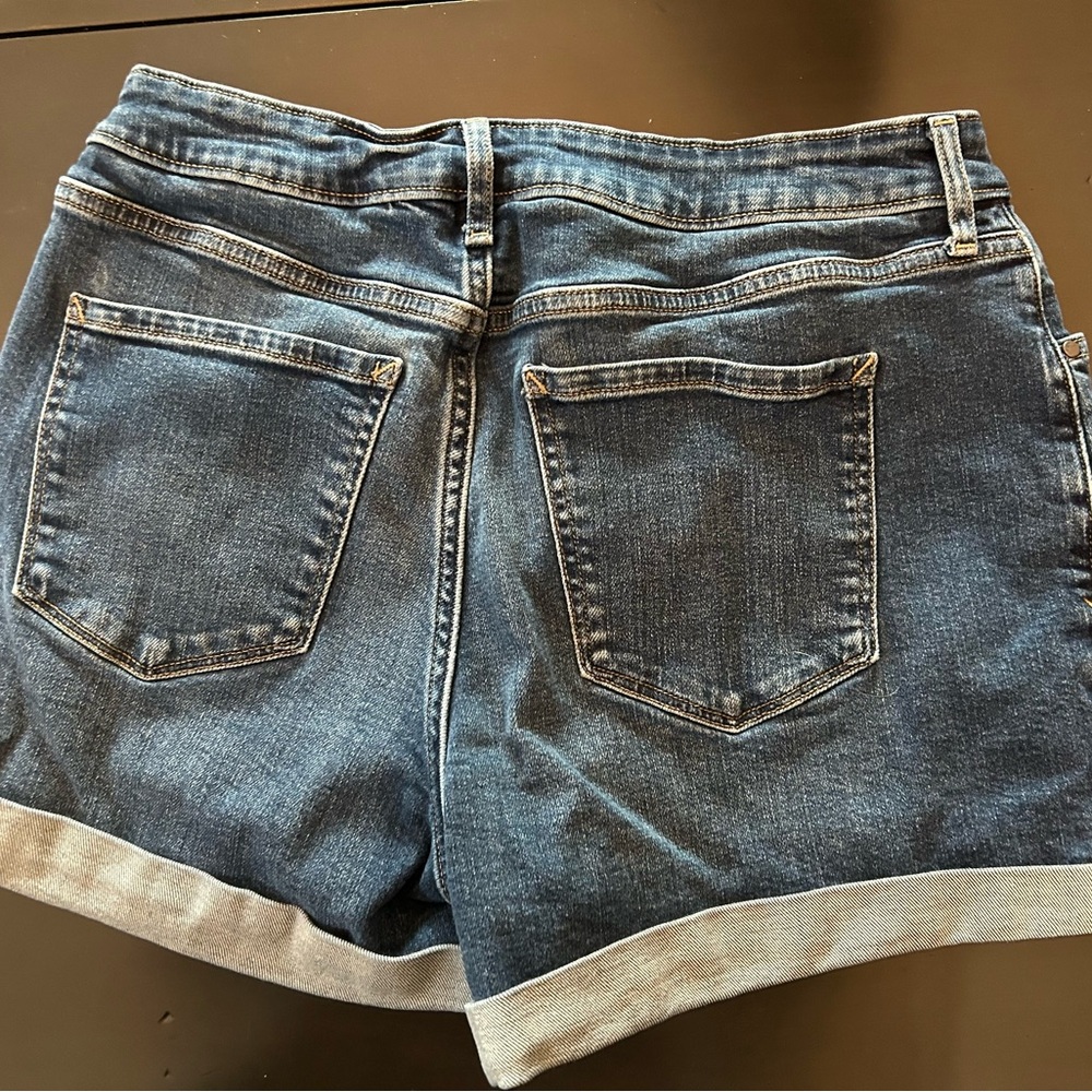 a.n.a Women's Dark Blue Jean Shorts - Picture 3 of 3